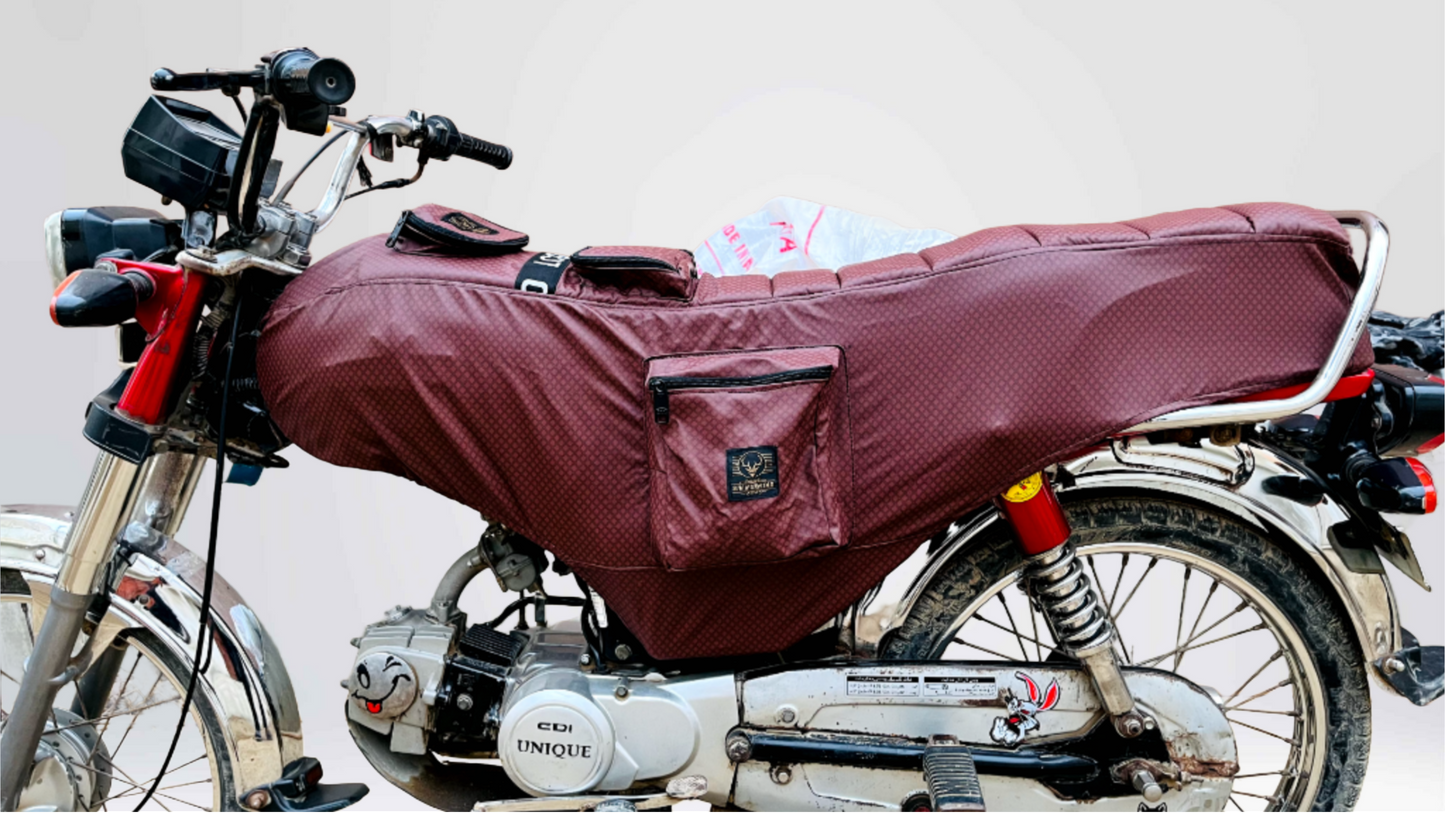 CD 70 Japani Brown Print Rexine